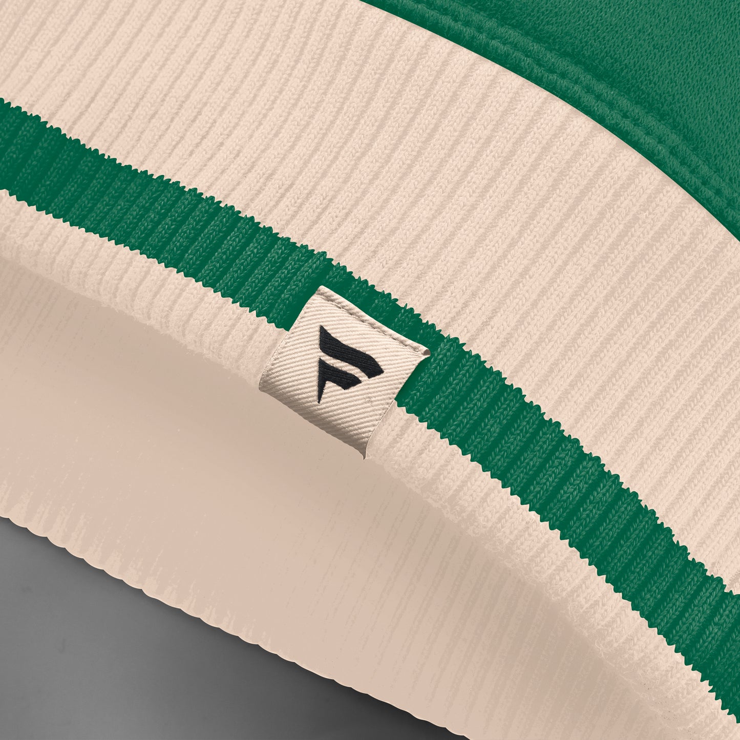 Close up of cream Fanatics patch