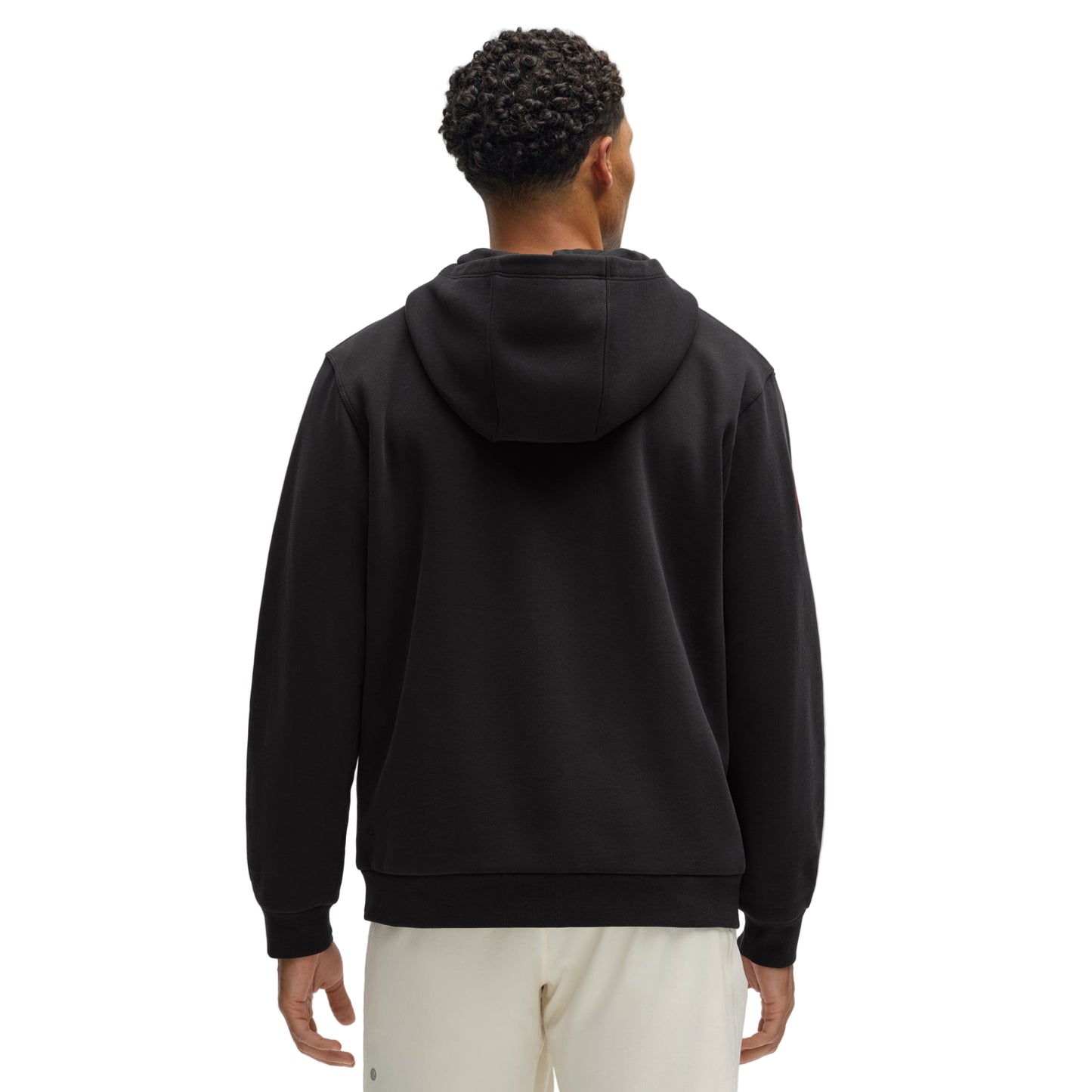 Back: Black hoodie