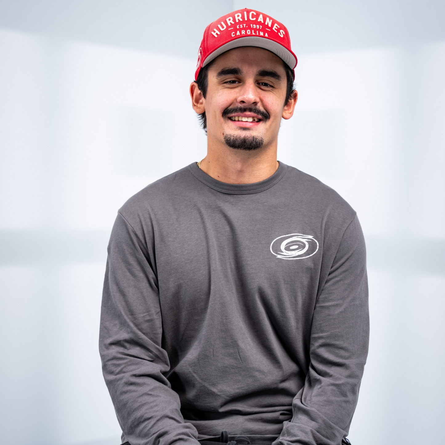 The shirt being worn by Hurricanes forward Seth Jarvis