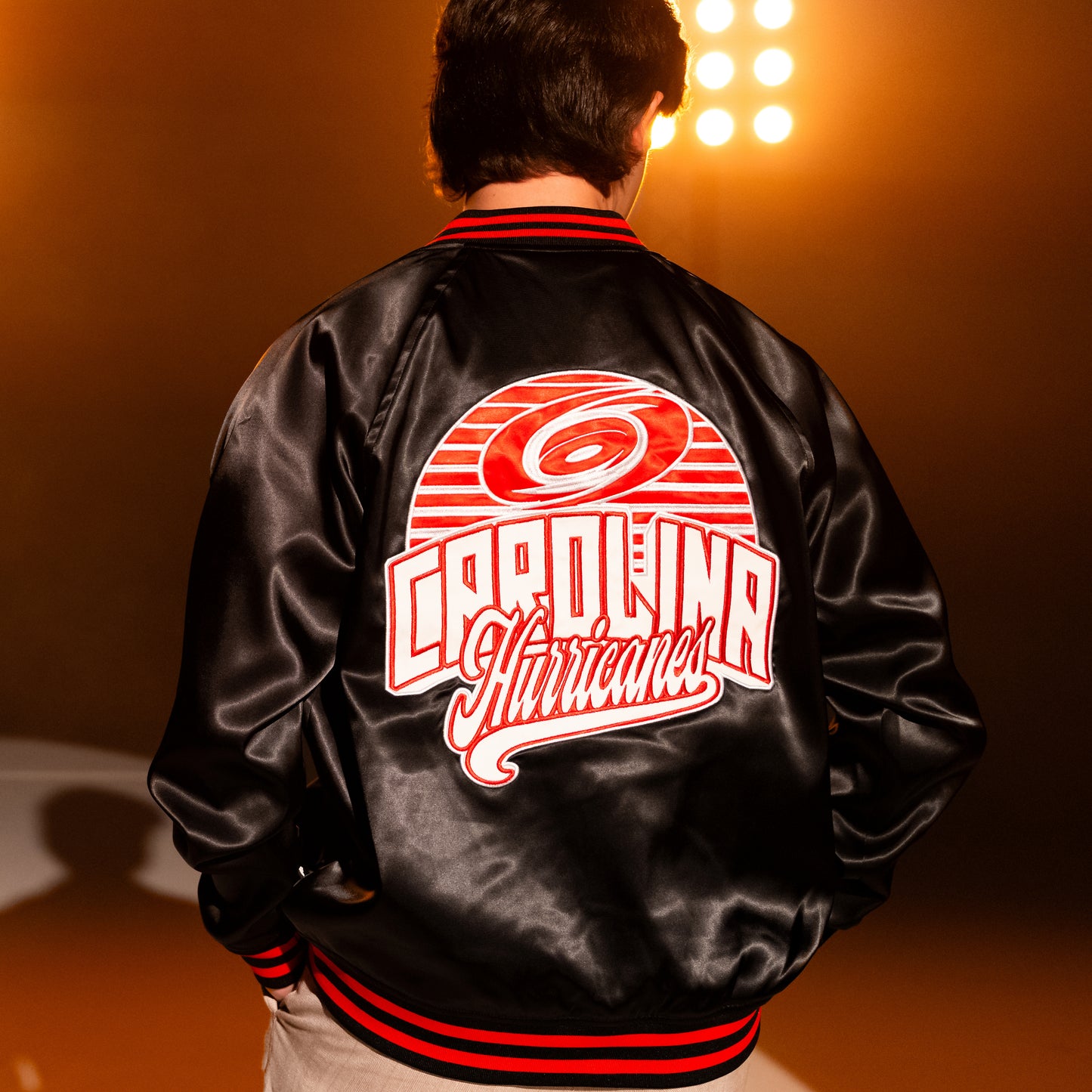 Wild Collective Raglan Satin Bomber
