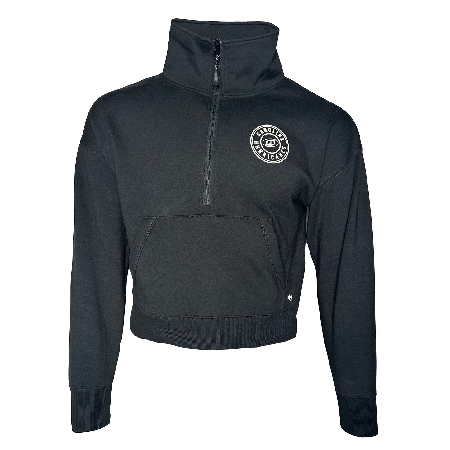 47 Brand Ladies Black Loop Forward Pullover