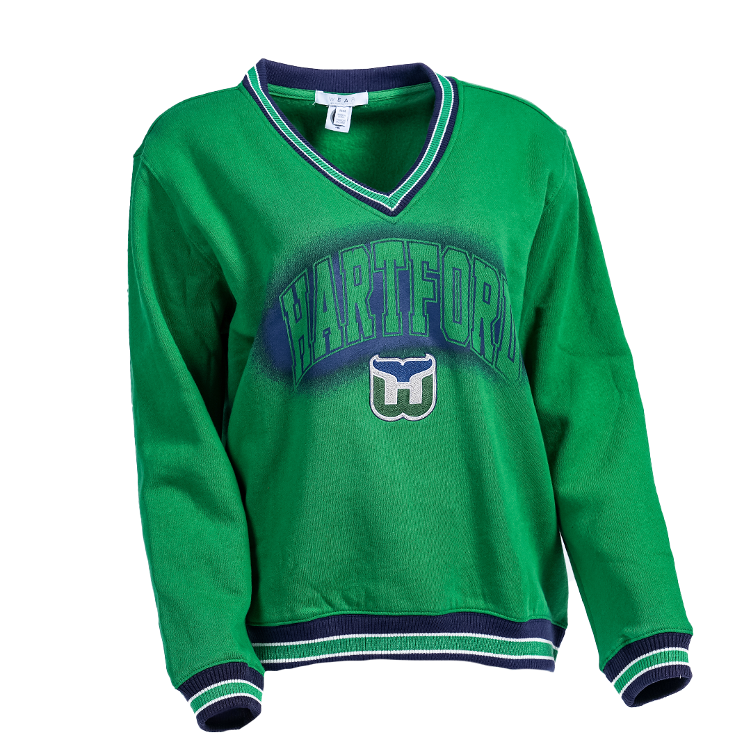 Wear Ladies Oversized V Neck Sweatshirt