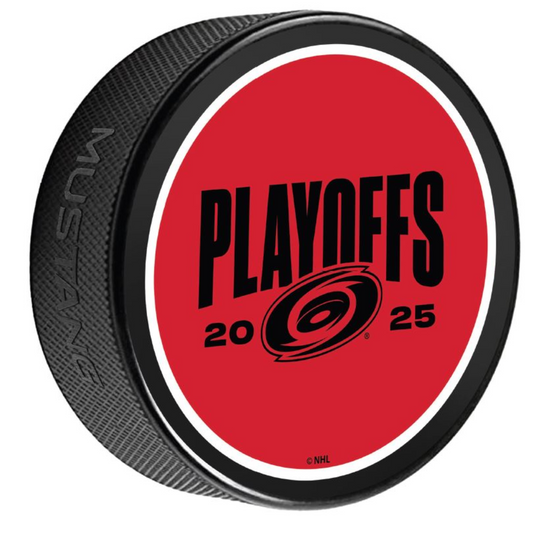 2025 Mustang Products Playoffs Puck