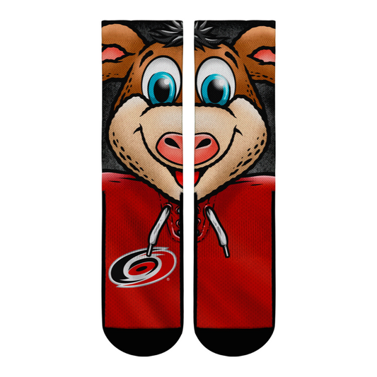 Rock 'Em Split Face Mascot Socks