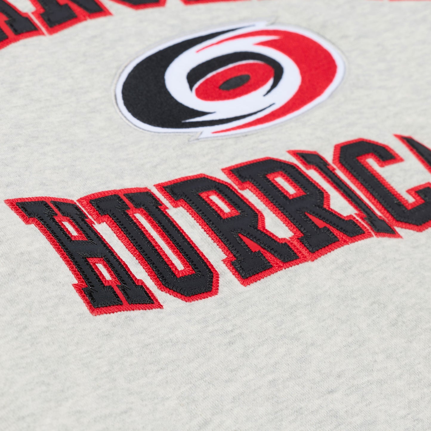 Close up of the "HURRICANES" wording on the front
