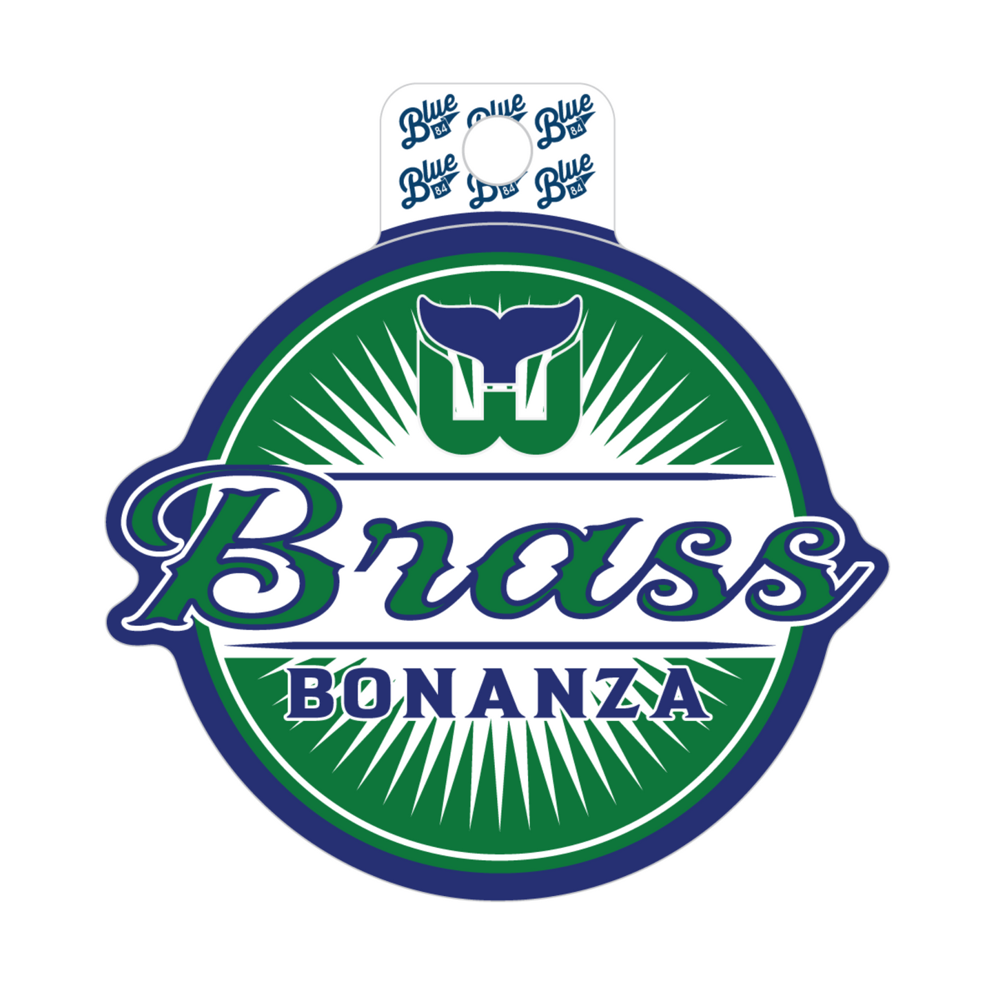 Blue84 Whalers Captivating Brass Bonanza Sticker