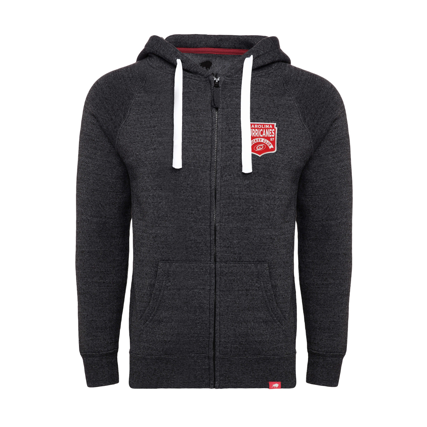 Sportiqe Heather Black Heywood Elias Full Zip Hood