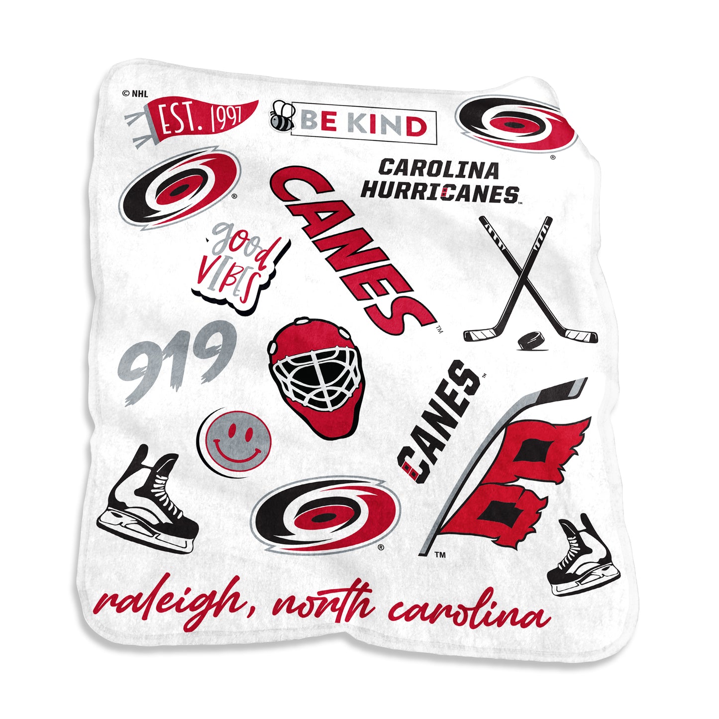 Logo Brands Native Raschel Throw