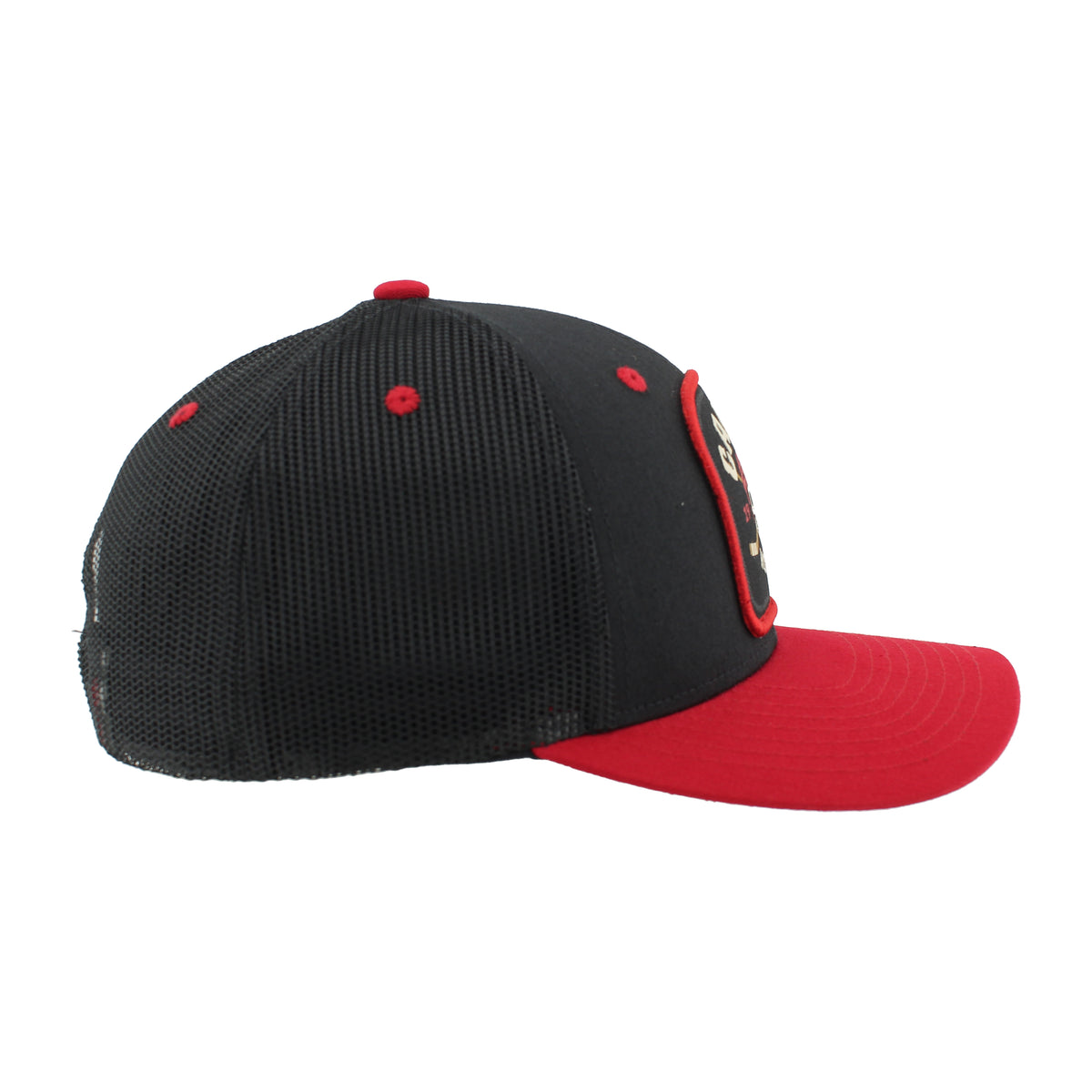 Right: Right side of hat