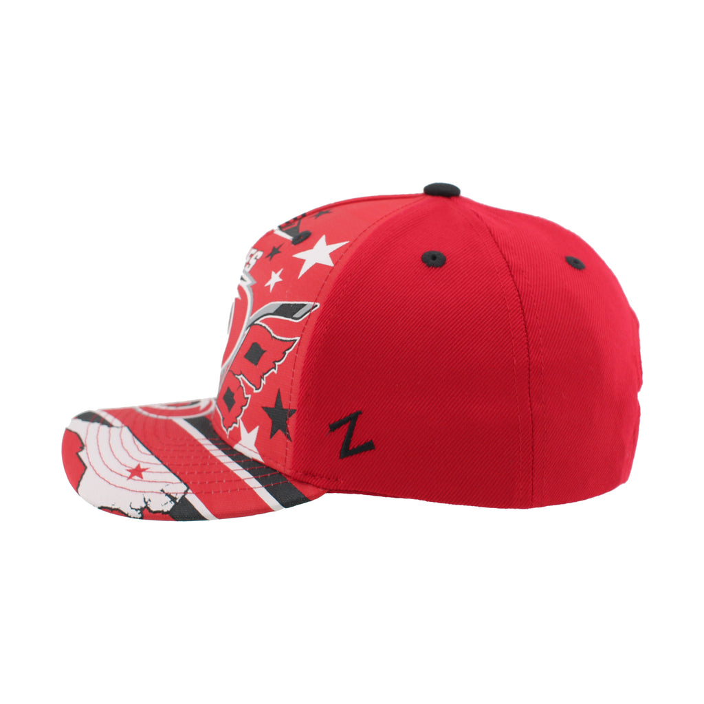Left: Black 'z' Zephyr logo on left side