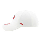 Left: Red 'z' Zephyr logo on left side