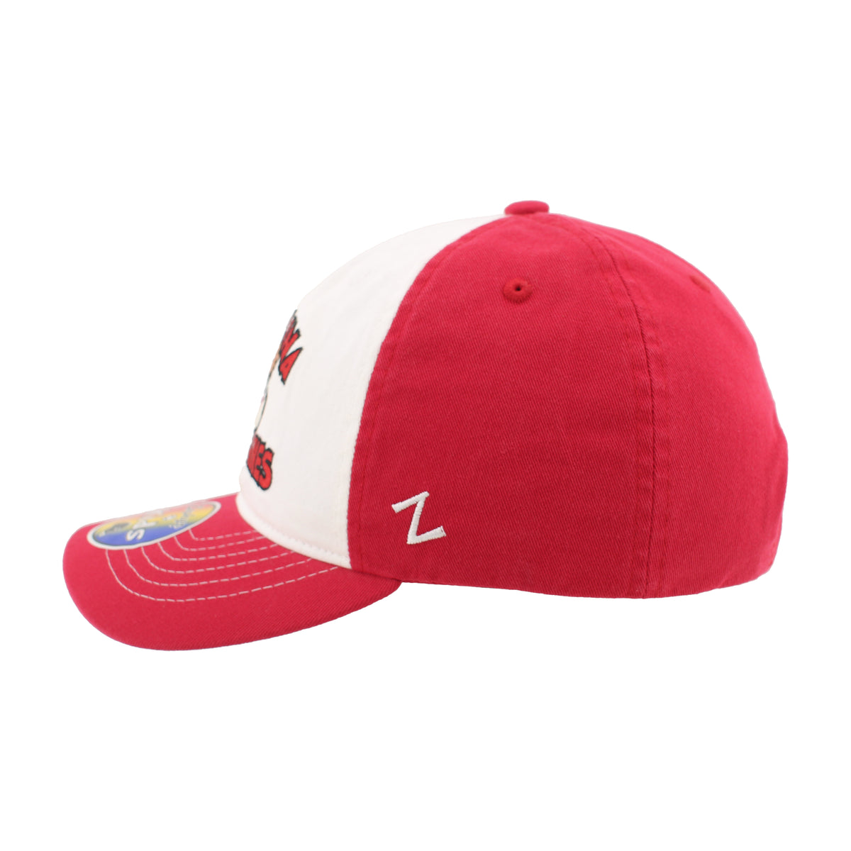 Left: White 'z' Zephyr logo on left side