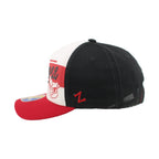 Left: Red 'z' Zephyr logo on left side