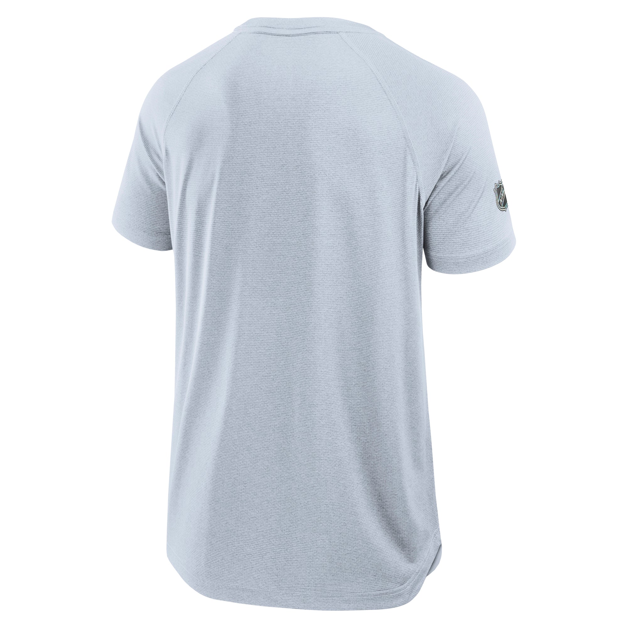 Back: No design on back, NHL Holographic Shield on right sleeve