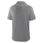 Back: Dark grey polo, Fanatics logo left sleeve, NHL holographic shield right sleeve