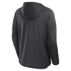 Back: Gray pullover hood
