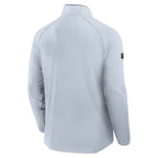 Back: NHL Shield on right sleeve, Fanatics logo on left sleeve