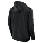 Back: Black hood, white Fanatics logo on left sleeve, NHL shield on right sleeve