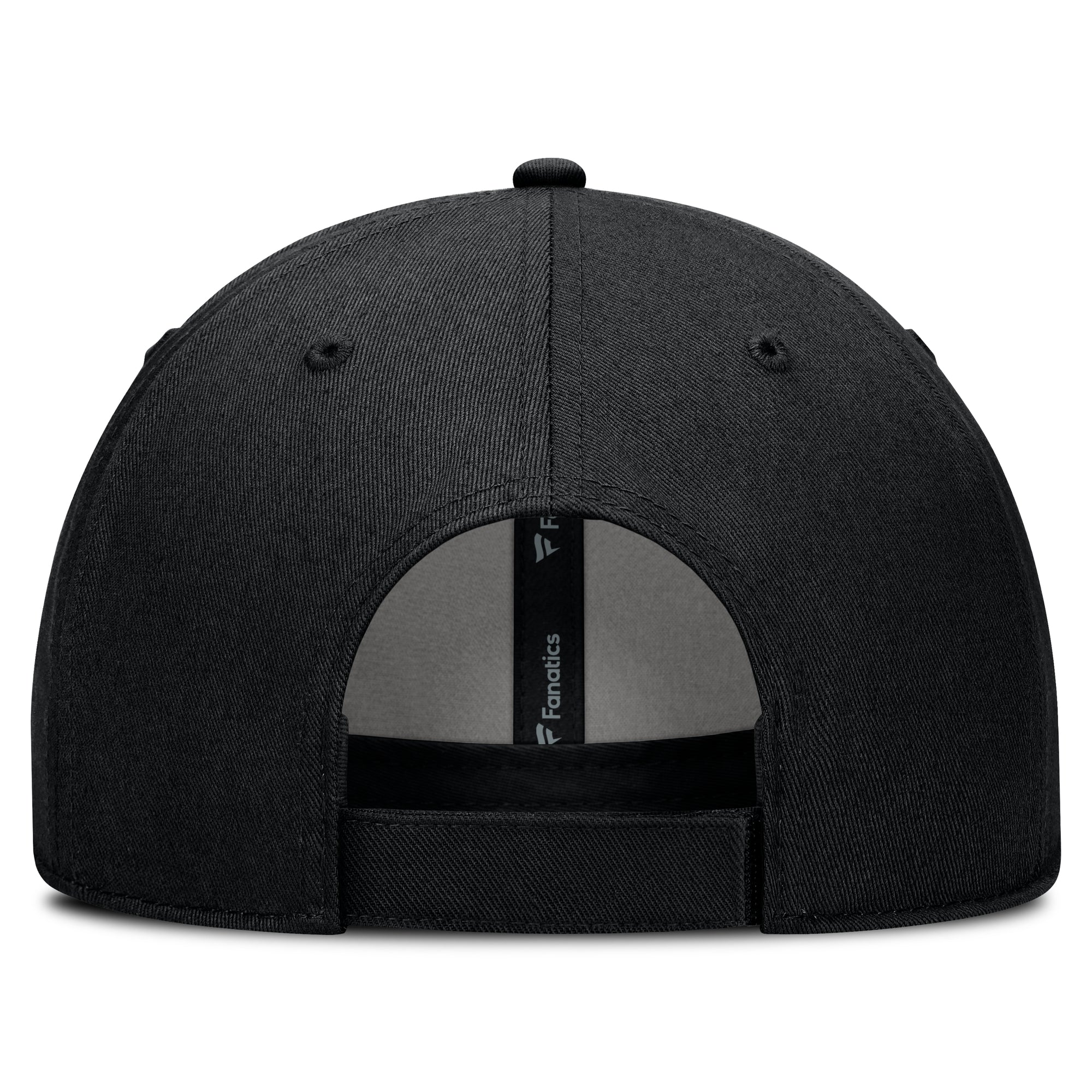 Back: Black hat, black snapback straps