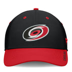 Front: Primary logo on front, "CAROLINA" in black horizontally on left of brim