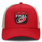 Front: Black patch with red trim, "2026 Stanley Cup Final" in black/white with Primary logo