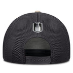 Back: Black back, black snapback straps, Stanley Cup Playoffs above straps