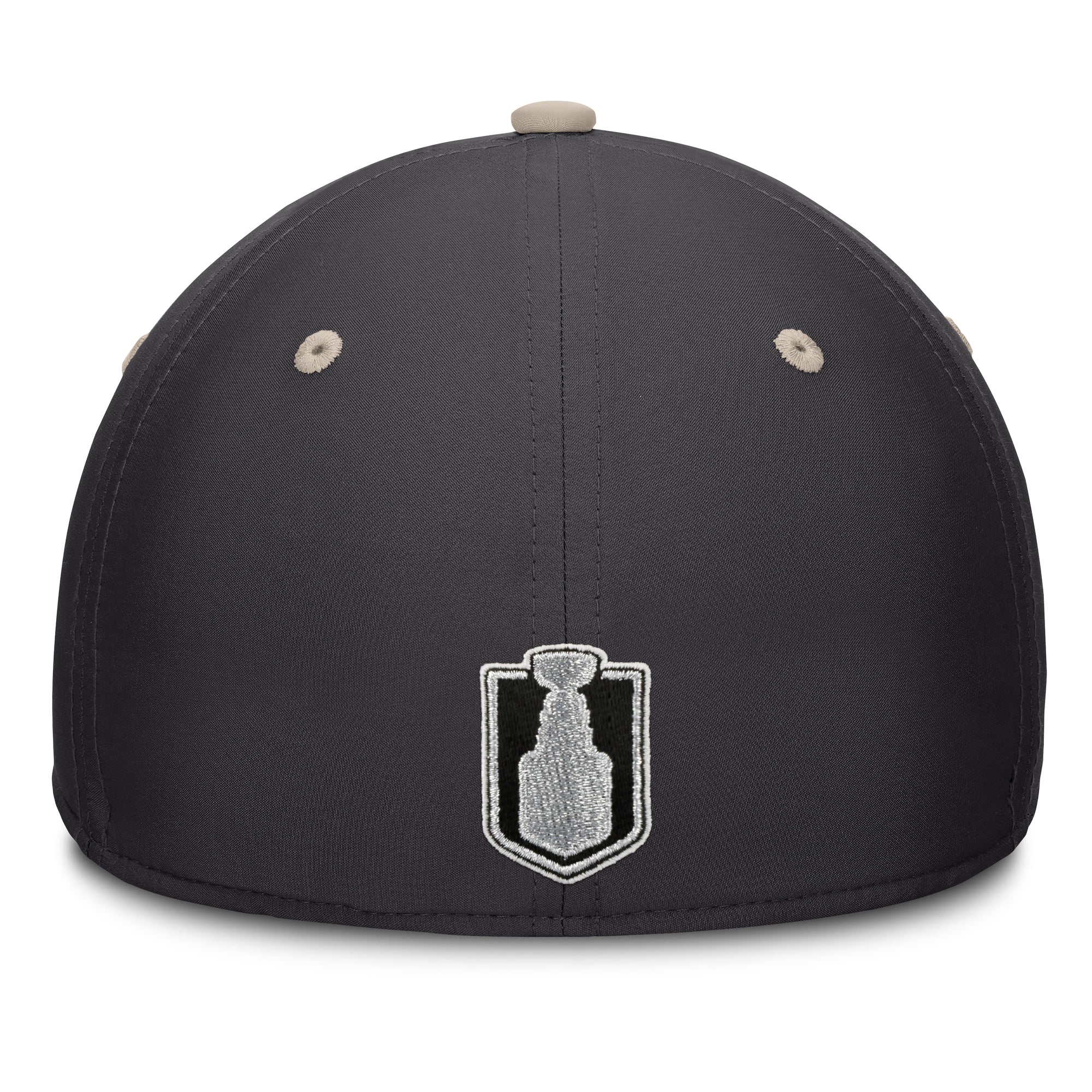 Back: Black back, beige eyelets/crown, Stanley Cup logo on back