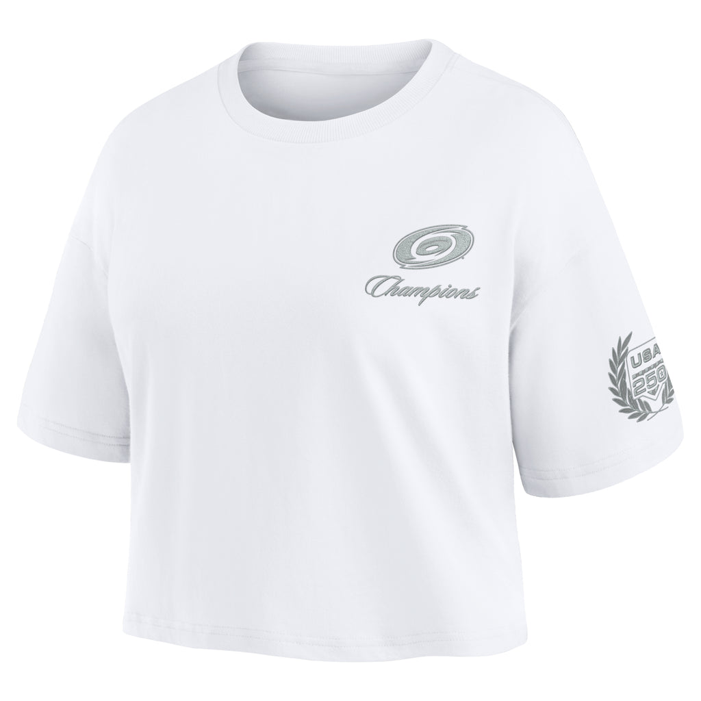 Front: silver Primary logo with "Champions" in script on left chest