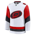 Front: White jersey, red/heather black striping, Tonal Primary logo crest