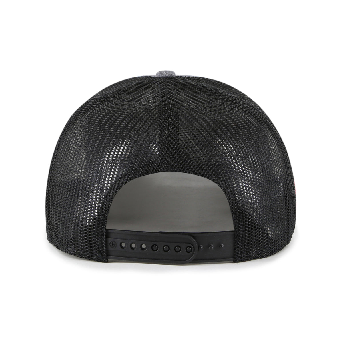 Back: Black meshback with black snapback straps