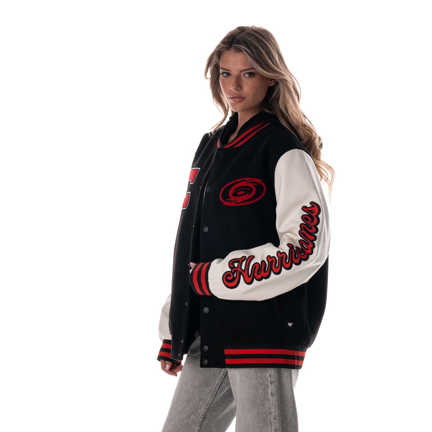 Wild Collective Hooded Varsity Jacket