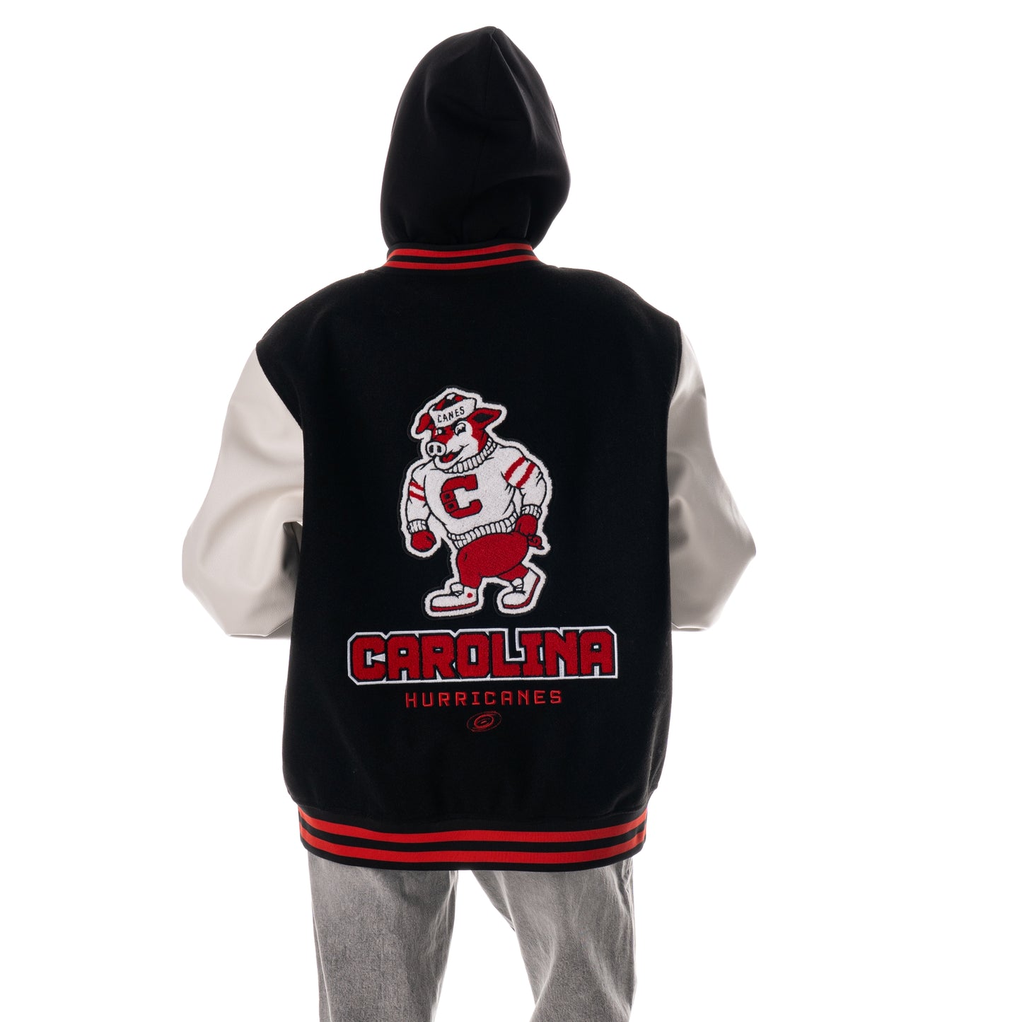Wild Collective Hooded Varsity Jacket