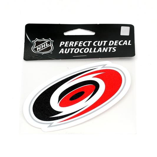 4x4 decal of the Hurricanes primary logo