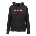 Front: Black hoodie that says 2023 NHL Stadium Series in red and white with Stadium Series logo