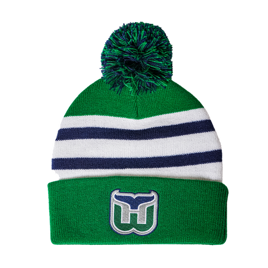 M&N Whalers Stripe Pom Knit