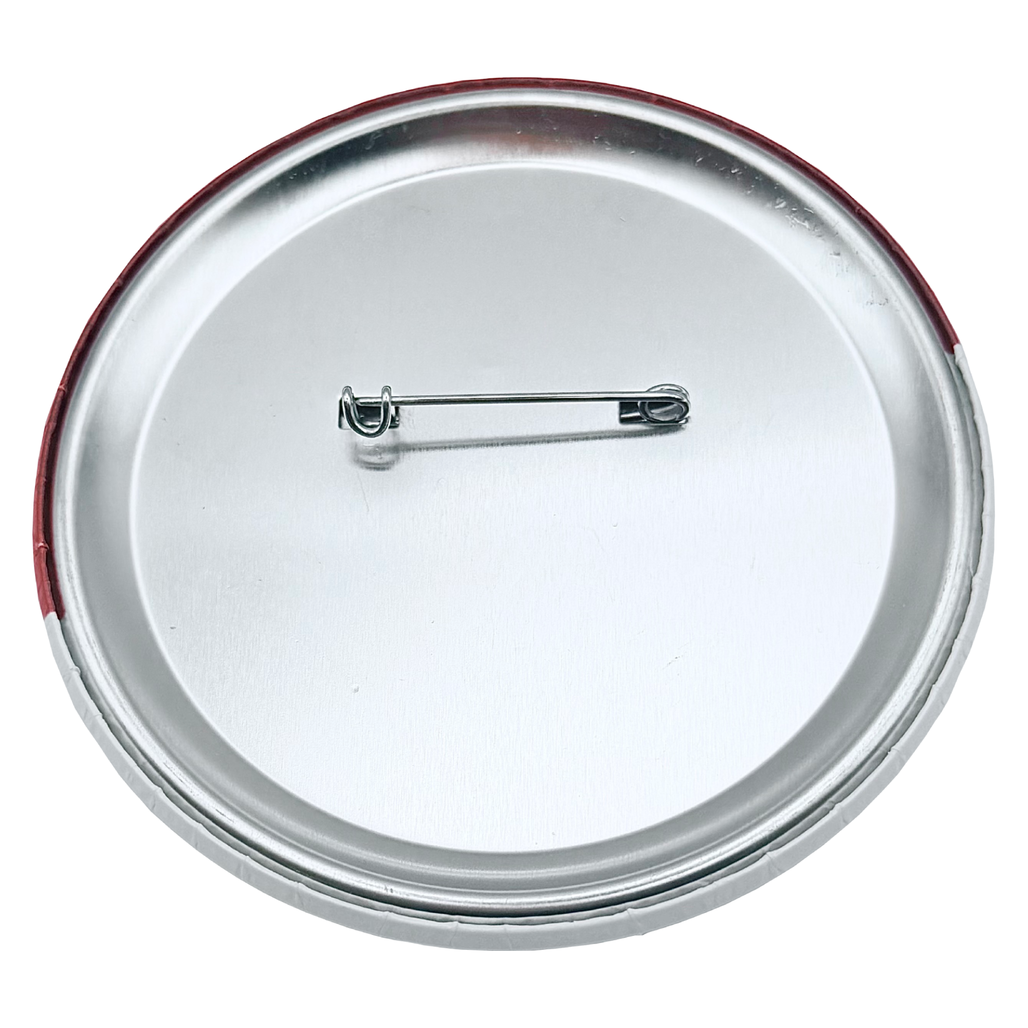 Back: Silver pinback