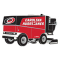 Lapel pin of a Carolina Hurricanes-themed Zamboni