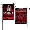 Red/black 2-sided flag, Tonal logo/"2026 Eastern Conference Champions" art on both sides