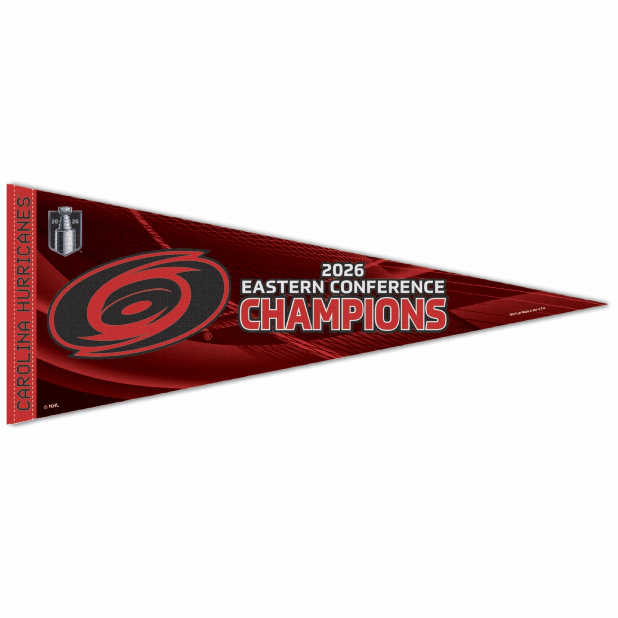 Red/black pennant, "2026 Eastern Conference Champions" in red/white with Tonal logo