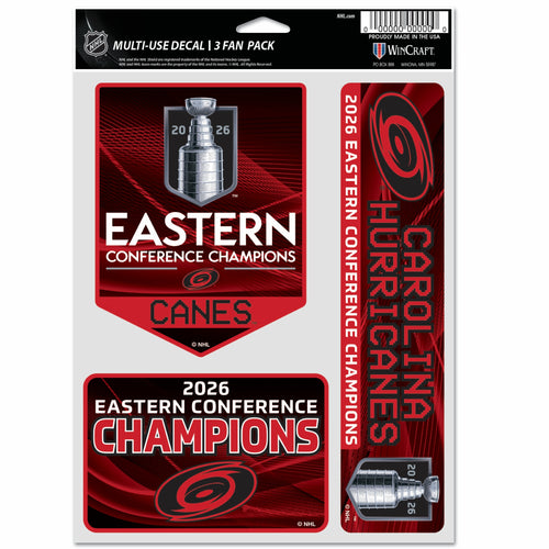 3 pack of 2026 Eastern Conference Champions decals with Tonal Primary logo