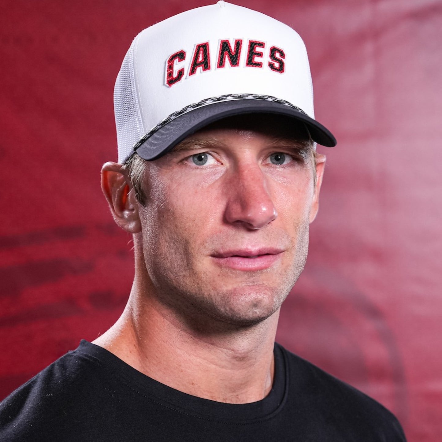 Hat being worn by Hurricanes Captain Jordan Staal