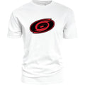 White tee, Primary Tonal logo across chest