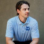 The polo being worn outside by Hurricanes forward Sebastian Aho