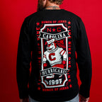 Back: Red/white rectangular art with Struttin' Stormy, various text