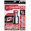 3-pack of Carolina Hurricanes 2026 Stanley Cup Champions decals