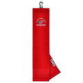 Red golf towel, Primary logo with "2026 Stanley Cup Champions" in white around it
