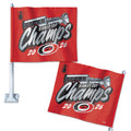Red Car Flag, "Stanley Cup Champs 2026" in silver/black with Stanley Cup/Primary logo
