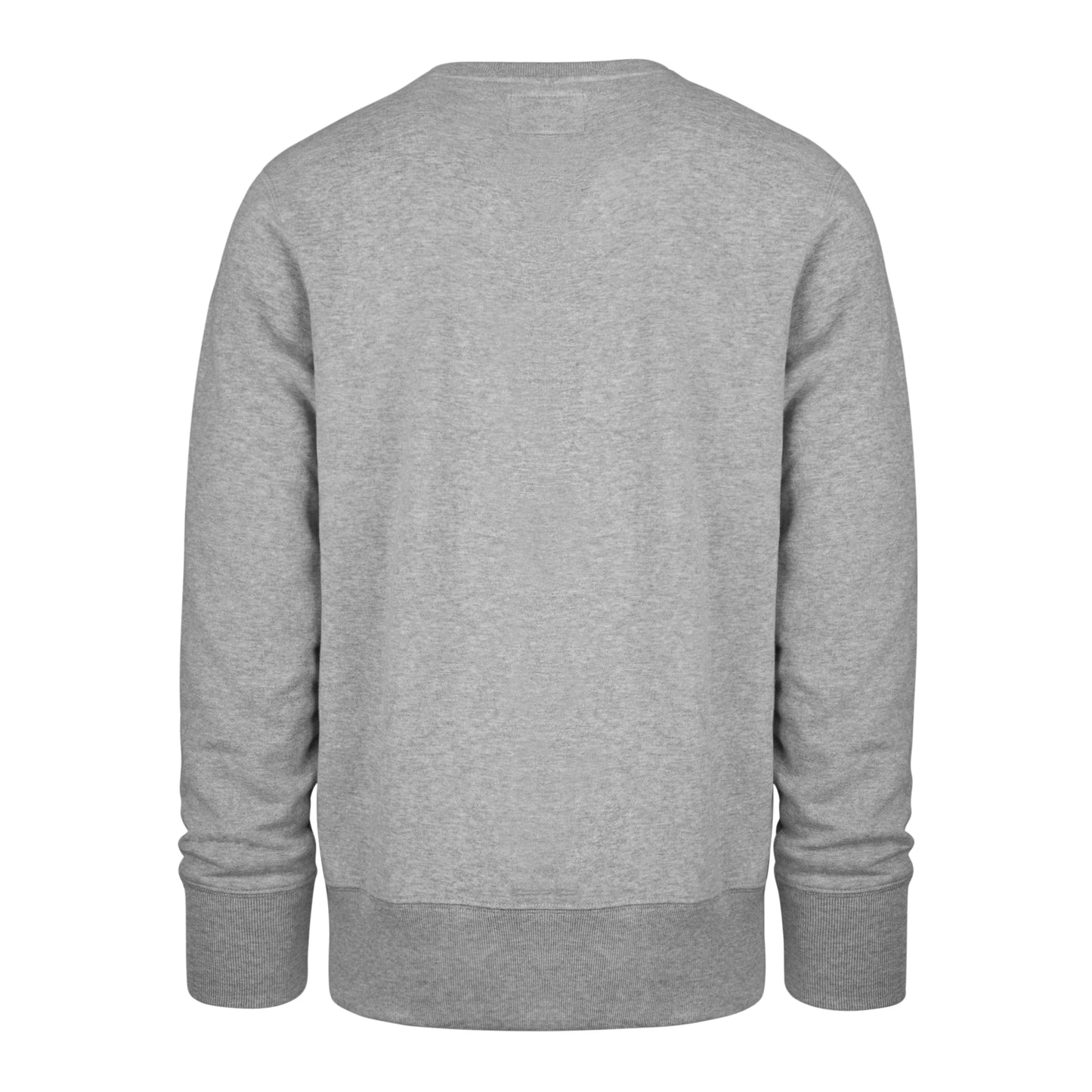 Back: Gray sweater