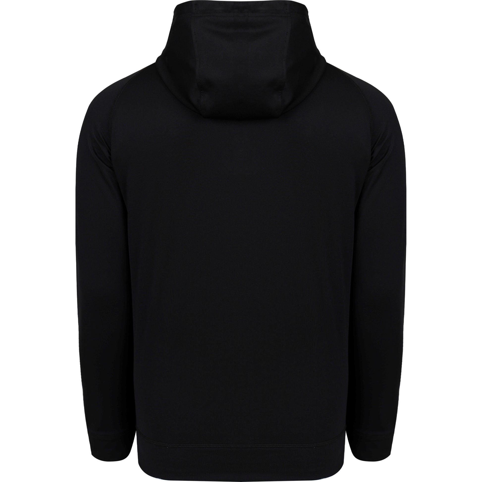 Back: Black hoodie