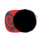 Under: Red underbill with Hurricanes tonal primary logo on underbill